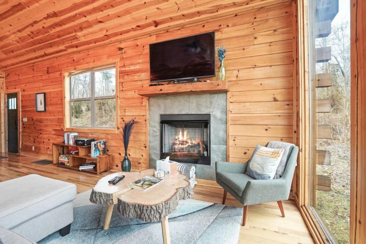 Fern Haven A Modern Take On Hocking Hills Cabins Stella Kültér fotó